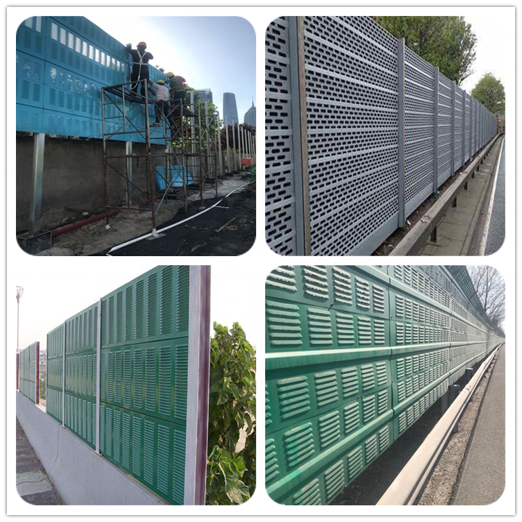 Anti-Noise Stainless Steel Perforated Mesh Sound Barriers Sheet round Hole Wire Galvanized Screen Welded Technique Processed