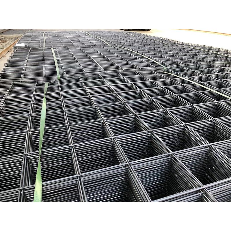Popular Recommend black wire welded construction steel wire mesh panels for building