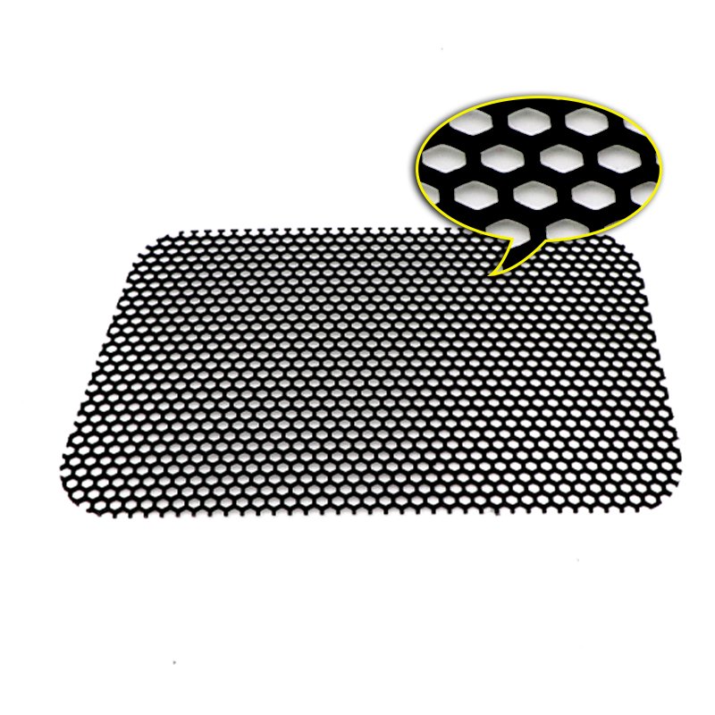 Black spray paint Stainless Steel square Hole and hexagonal hole Sieves Mesh Perforated Aluminum Sheet Wire Mesh Punching Plate