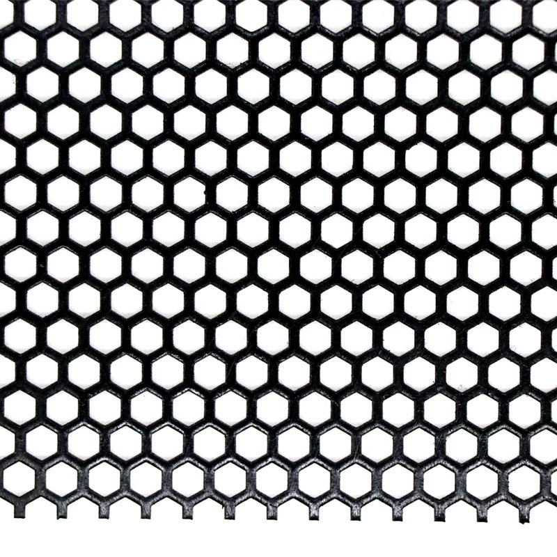 Black spray paint Stainless Steel square Hole and hexagonal hole Sieves Mesh Perforated Aluminum Sheet Wire Mesh Punching Plate