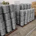 1,320 ft. 15-1/2-Gauge 4-Point Class 3 High-Tensile Galvanized Steel Barbed Wire Security Great Crafts Fences Critter Deterrent
