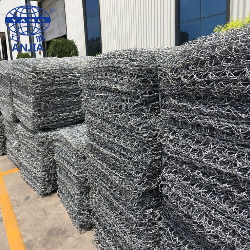 Galvanized Hexagonal Basket Reinforced Gabion Welded Gabion Retaining Wall Wire Mesh Stone Cage