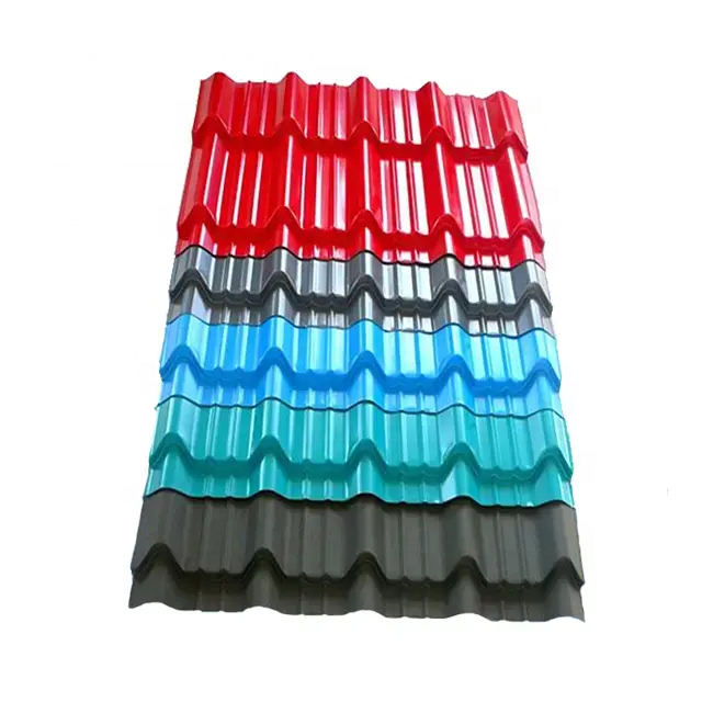 Ppgi Corrugated Metal Roofing Sheet Prepainted Galvanized Steel Sheet