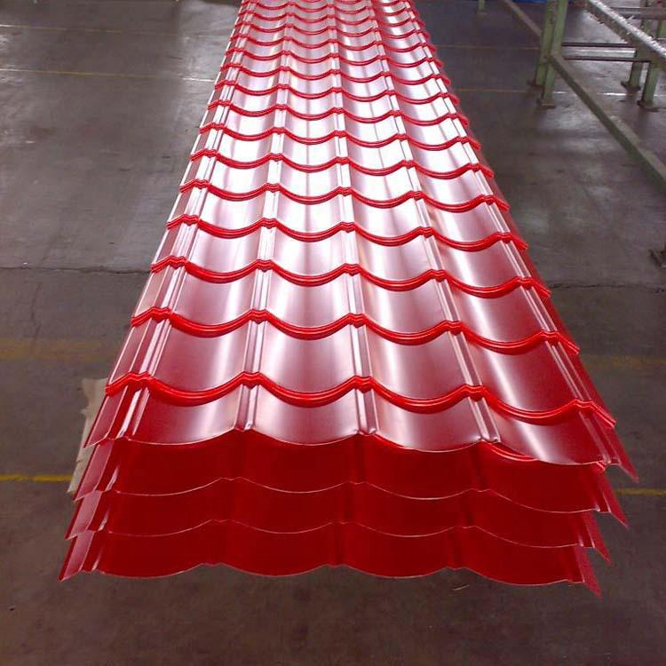 Supplier Color Coated Corrugated Roofing Steel Color Coated Corrugated Roofing Sheet For Building Corrugated Board