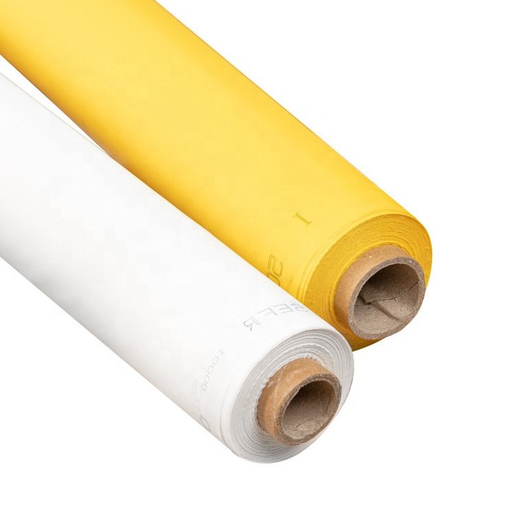 Can customized width and length Polyester Screen Printing Mesh for T-shirt silkscreen