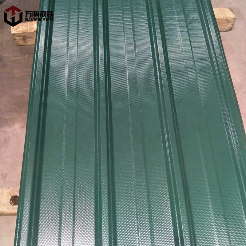 Metal Roof Sheet PPGI PPGL Building Material Trapezoidal Sheet Color Coated Zinc Dx51d A653 Z275