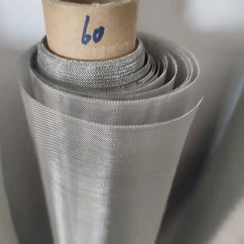201 304 316 Small Opening Stainless Steel Wire Mesh Rolls Woven Metal Mesh Fabric Screens
