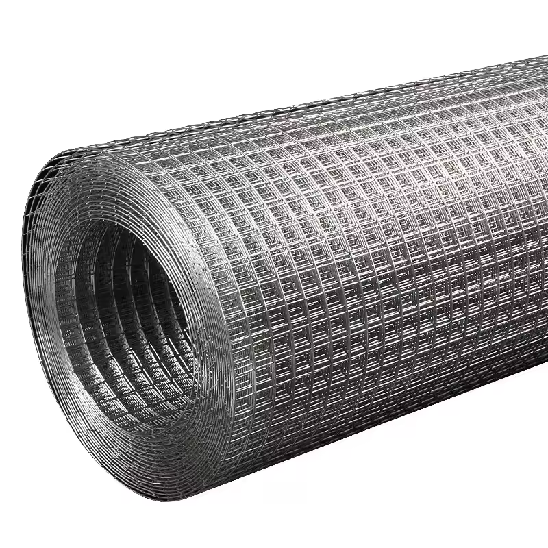 China Factory Sales stainless steel welded iron wire mesh galvanized 8 gauge 10 gauge 25mm*25mm hot dipping welded monkey net