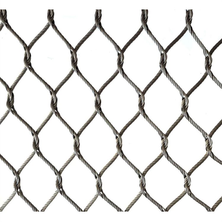 Factory Price Wire Rope Mesh Stainless Steel Iron Mesh For Aviary Zoo