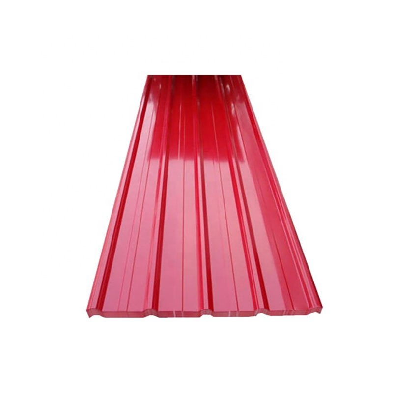 Wholesale 0.12mm Prepainted Corrugated Metal Roofing Sheet Color Coated Roofing Steel Sheet Price