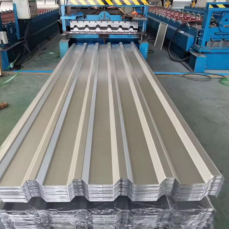 Wave Corrugated Steel Roofing Sheet Color Coated SGCC CGCC TDC51DZM For Construction Corrugated Steel Sheet