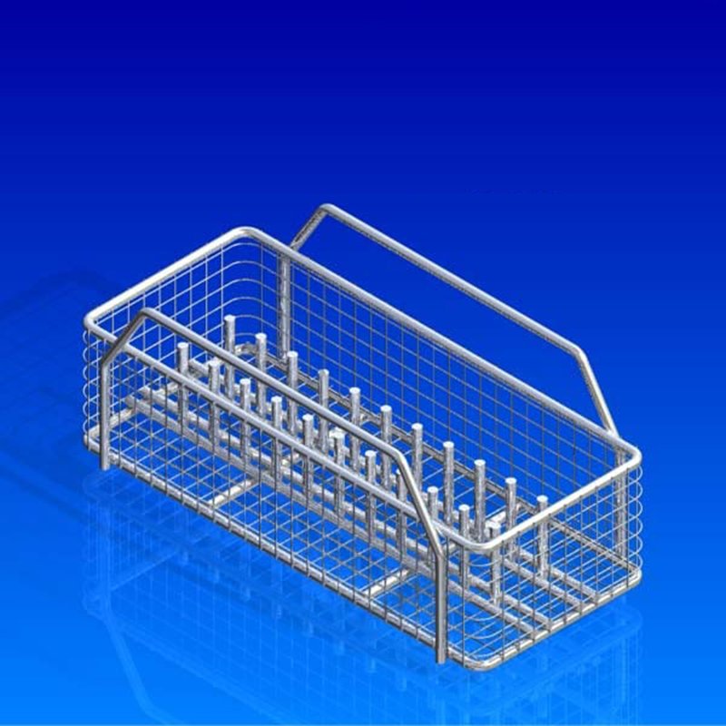 304 Stainless Steel Mesh Baskets with Custom Sizes for Industrial Filtration Systems
