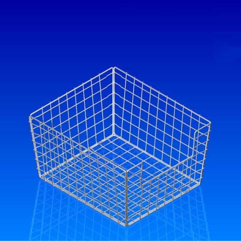 304 Stainless Steel Mesh Baskets with Custom Sizes for Industrial Filtration Systems