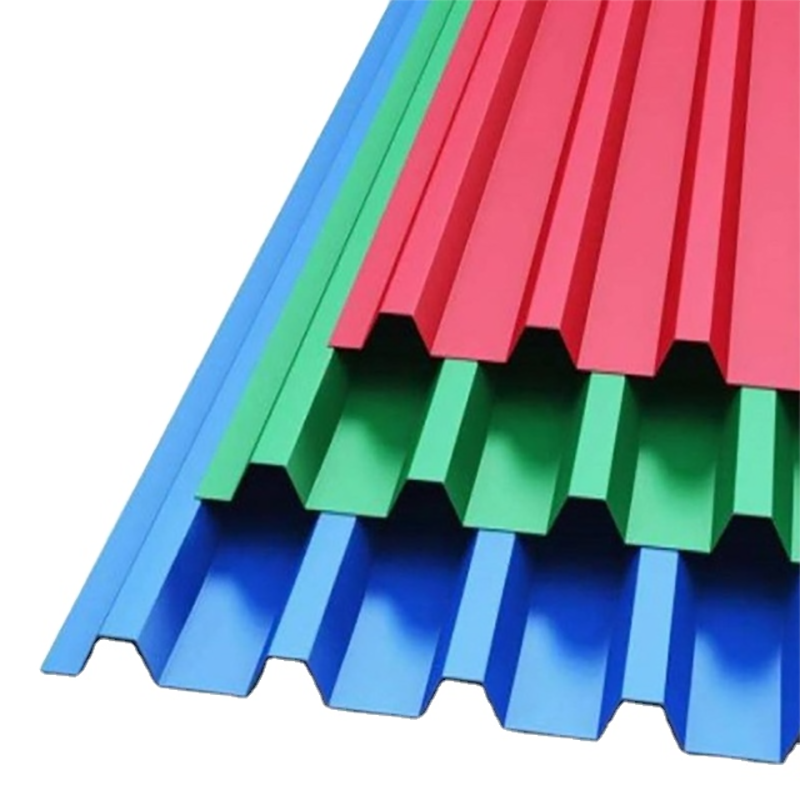 Building Material Waterproof Zinc Corrugated Roofing Sheet PPGI