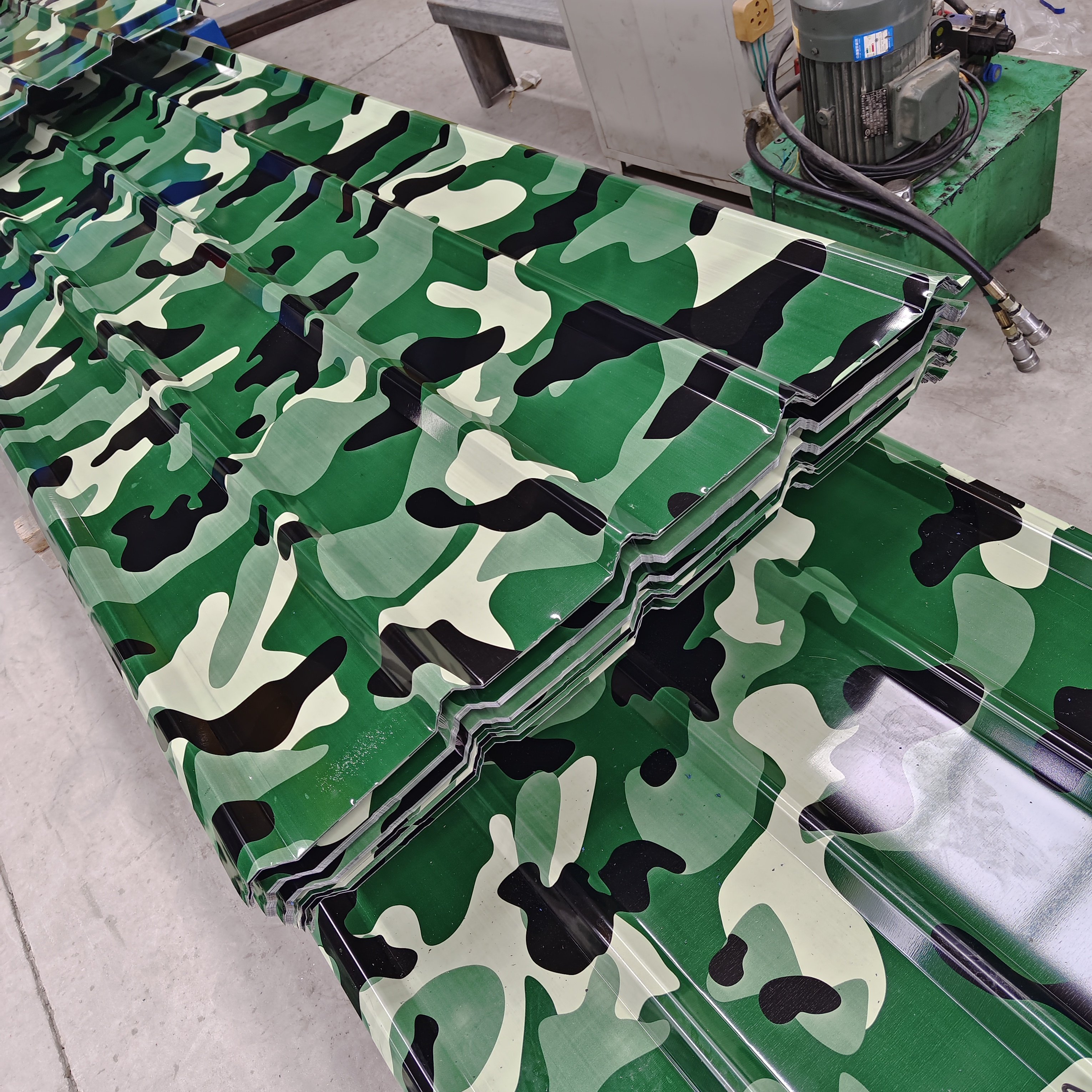 High quality color galvanized corrugated metal roofing panels