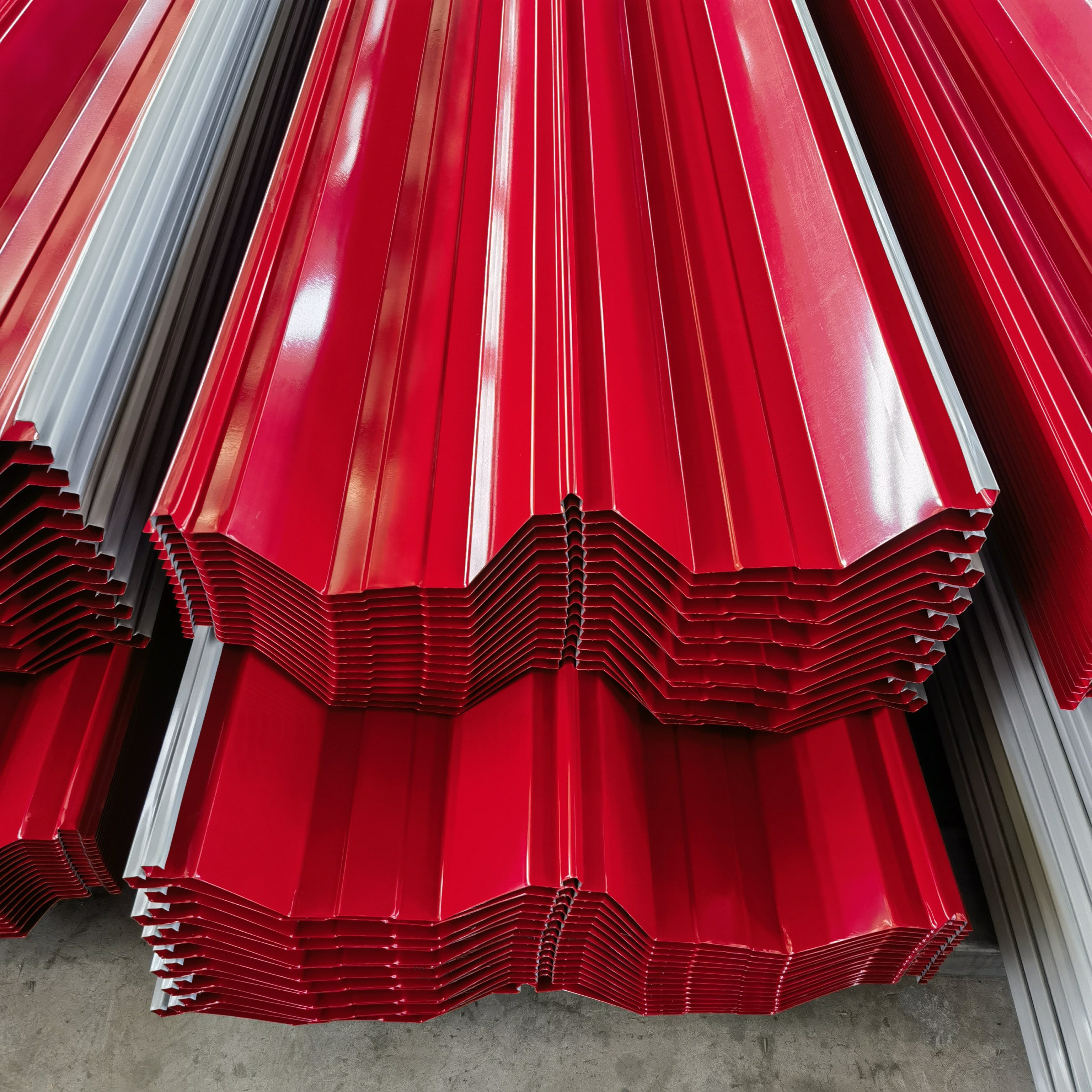 High quality color galvanized corrugated metal roofing panels