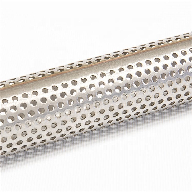 Chinese Factory Perforated Pipe Tube Perforated Metal Tube Aluminum Perforated Filter Pipe Screens
