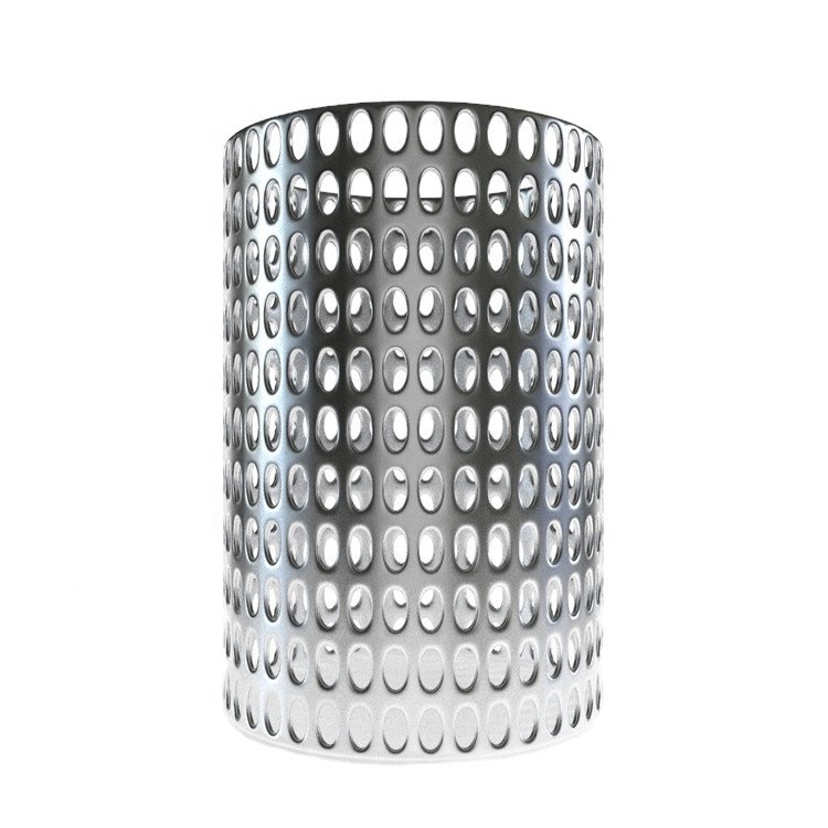 Chinese Factory Perforated Pipe Tube Perforated Metal Tube Aluminum Perforated Filter Pipe Screens