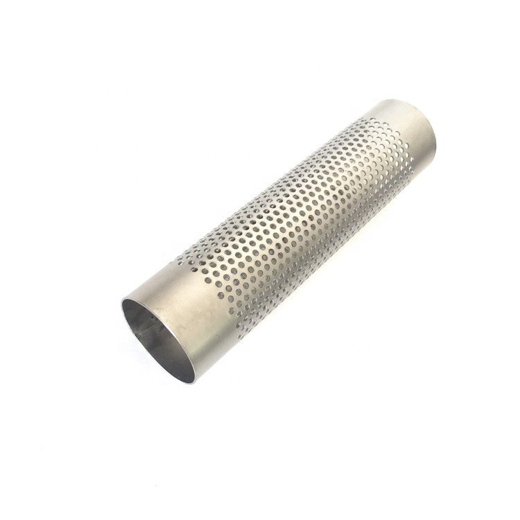 Chinese Factory Perforated Pipe Tube Perforated Metal Tube Aluminum Perforated Filter Pipe Screens