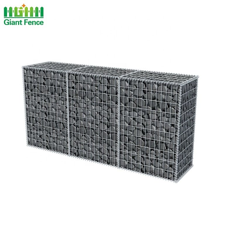 Welded Gabion Stone Basket Square Hole Construction Wall Bunnings Fence with Wire Mesh for Construction by Suppliers Best Prices