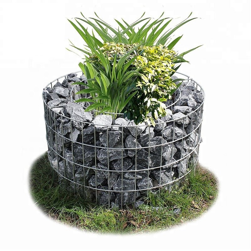 Welded Gabion Stone Basket Square Hole Construction Wall Bunnings Fence with Wire Mesh for Construction by Suppliers Best Prices