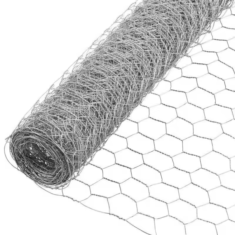 Pvc coated Galvanized Hexagonal chicken wire mesh Fence poultry cage Netting For Breeding Chicken steel wire mesh