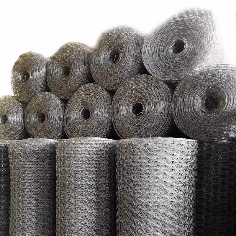 Pvc coated Galvanized Hexagonal chicken wire mesh Fence poultry cage Netting For Breeding Chicken steel wire mesh