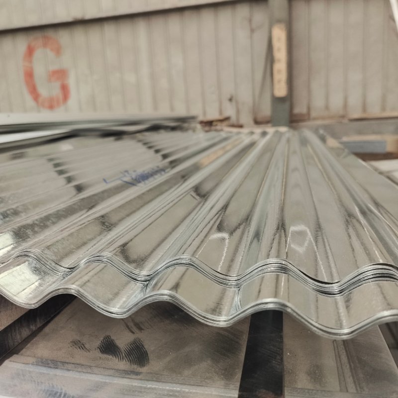 Hot sales customized size galvanized corrugated roof steel sheets 22 Gauge 0.3mm Dx51d zinc roofing tiles plate panel
