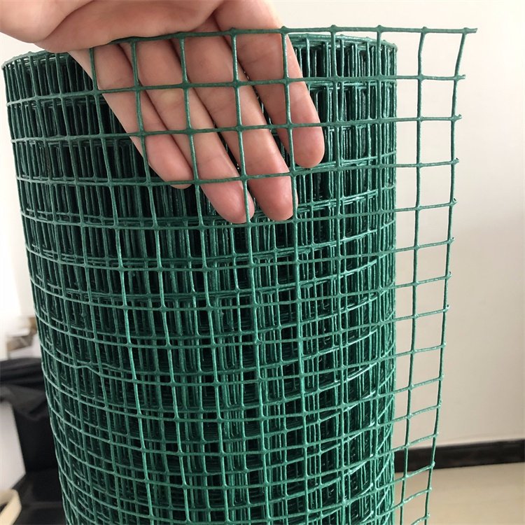 blue PVC coated crab traps galvanized welded wire mesh roll