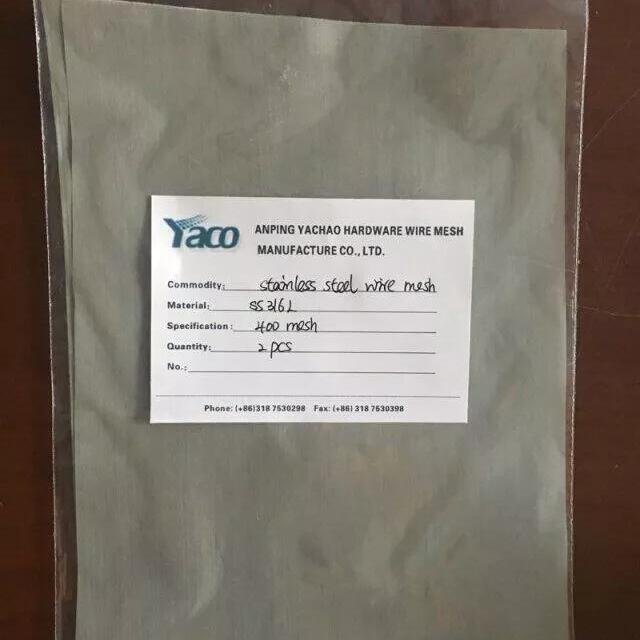 310 304 316 stainless steel iron wire woven wire mesh/400 mesh SS woven net for filter