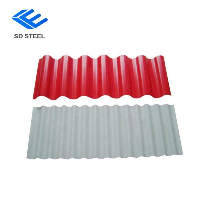 Metal Coated Color Steel Corrugated Galvanized Steel Sheet Roofing Material 0.3mm for Construction