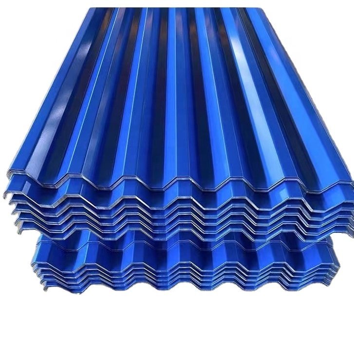 GI PPGI Galvanized Color Coated Aluzinc Corrugated Steel Roof Sheets