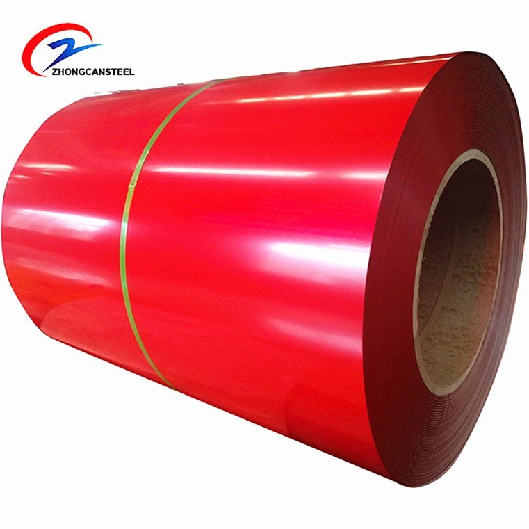 PE PVDF matt white ral9016 prepainted galvanized steel ppgl color coated ppgi steel coil