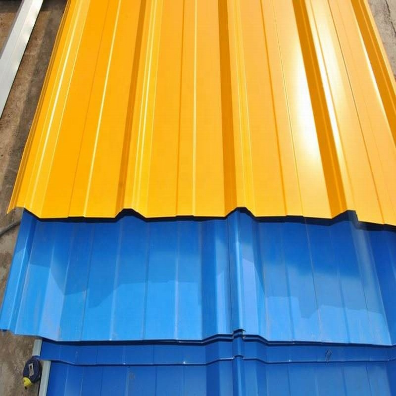 Popular Corrugated galvanized steel sheets for water tank iron roofing gi corrugated metal makin