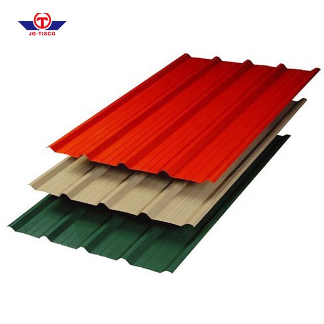 Prepainted GI Steel / PPGI / PPGL Color Coated Galvanized Corrugated Metal Roofing Sheet In Coil