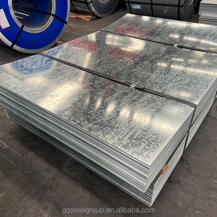 Low price hot dipped galvanized steel plate Z275 zinc coating steel sheet for equipment