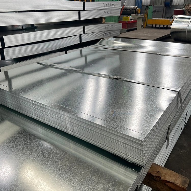 Low price hot dipped galvanized steel plate Z275 zinc coating steel sheet for equipment