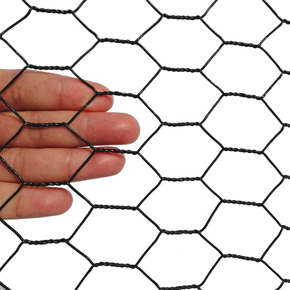 Wholesale High Quality PVC Coated Chicken Wire Mesh Galvanized Steel Fence Mesh 1.5mm 2mm Diameter Iron Wire 8mm 20mm Aperture