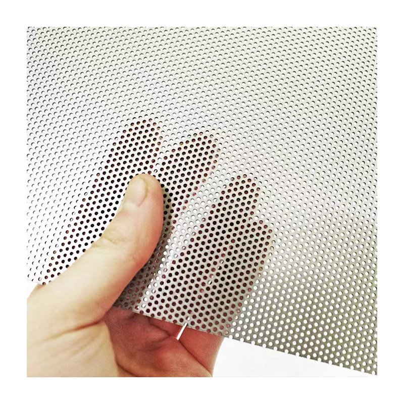 Factory Price Powder Coated Aluminum Sheet Durable Perforated Metal Mesh For Building Facade With Bending Processing Service