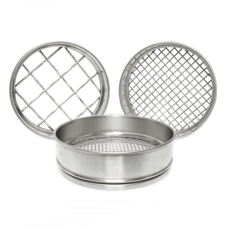 Wholesale Price High Quality Metal Round Shape Mesh Riddle Sieve With Dark Green Finishing 300 micron stainless steel sieve
