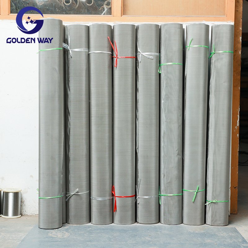 304 306 316 Stainless Steel Wire Net Filter Screen 50 60 100 400 Micron Stainless Steel Woven Mesh