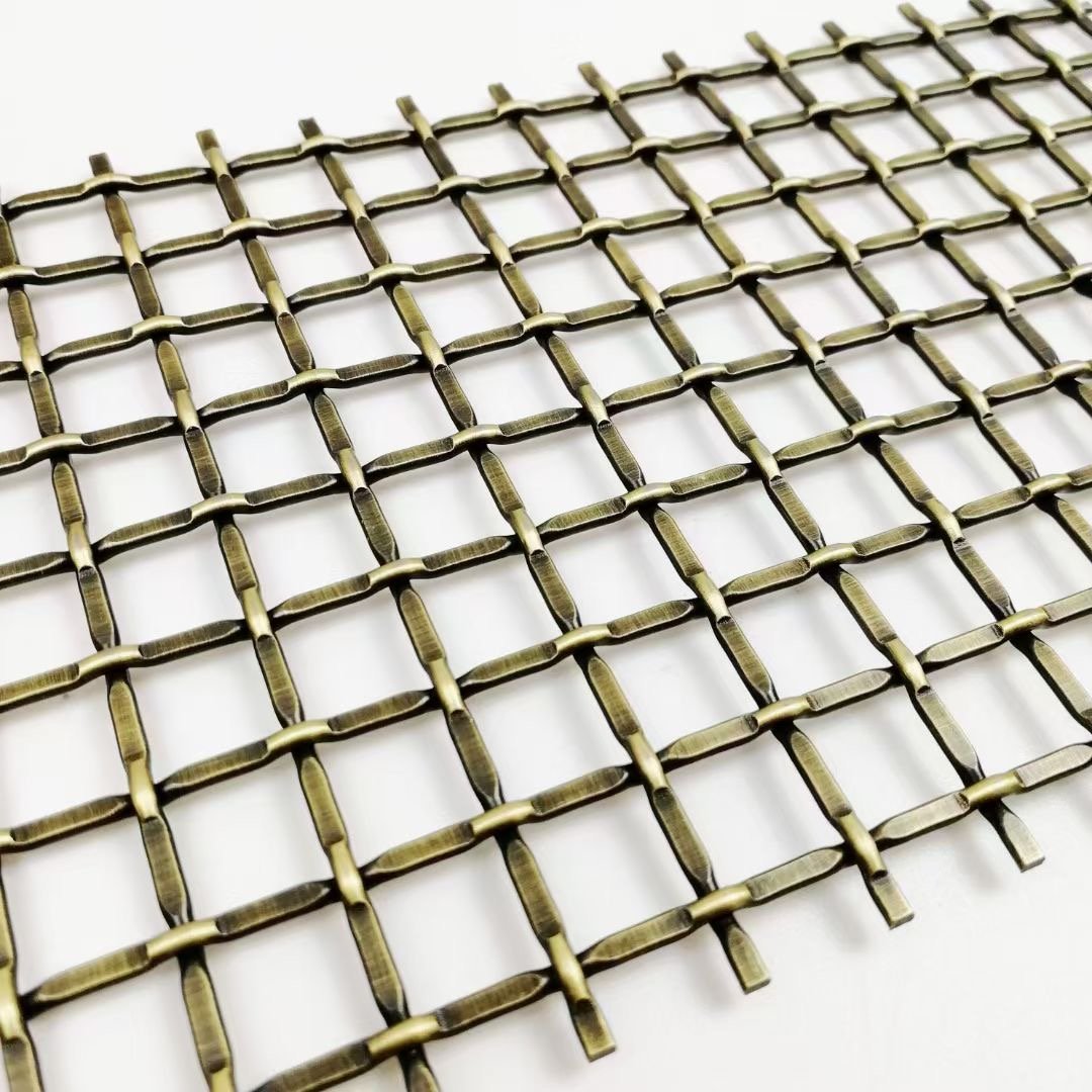 Interior Stainless Woven Steel decoration Screen Decorative Metal Net Stainless Steel Wire Mesh