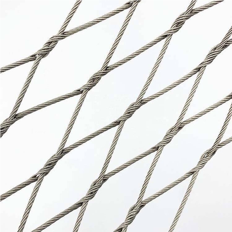 Stainless Steel Birdhouse Net Zoo Rope Net Wire Rope Net For Animal Fence