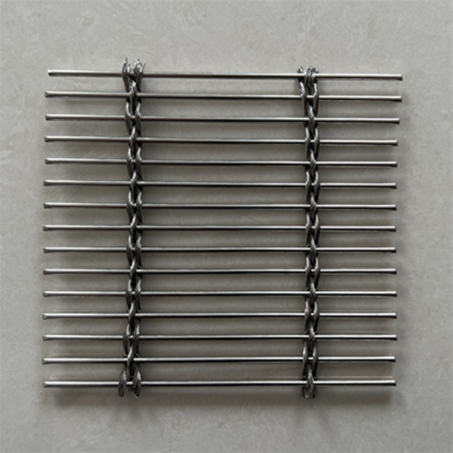 Flexible Exterior Wall Cladding with Steel Wire Mesh Flexible Metal Mesh Facade Panels Architectural Metal Mesh Curtain