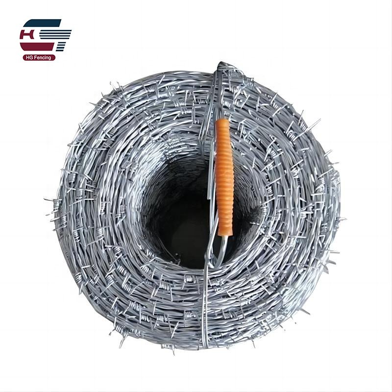 Hot Selling stainless steel barbed wire galvanized barb wire ,pvc barbed wire for farm fencing