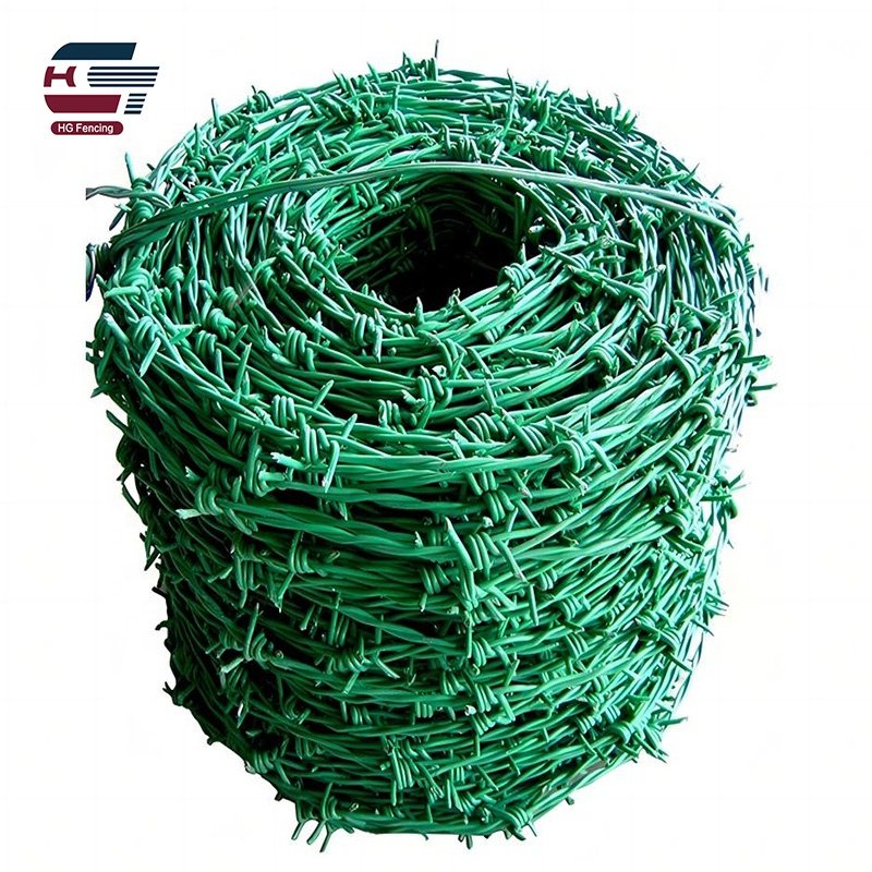 Hot Selling stainless steel barbed wire galvanized barb wire ,pvc barbed wire for farm fencing