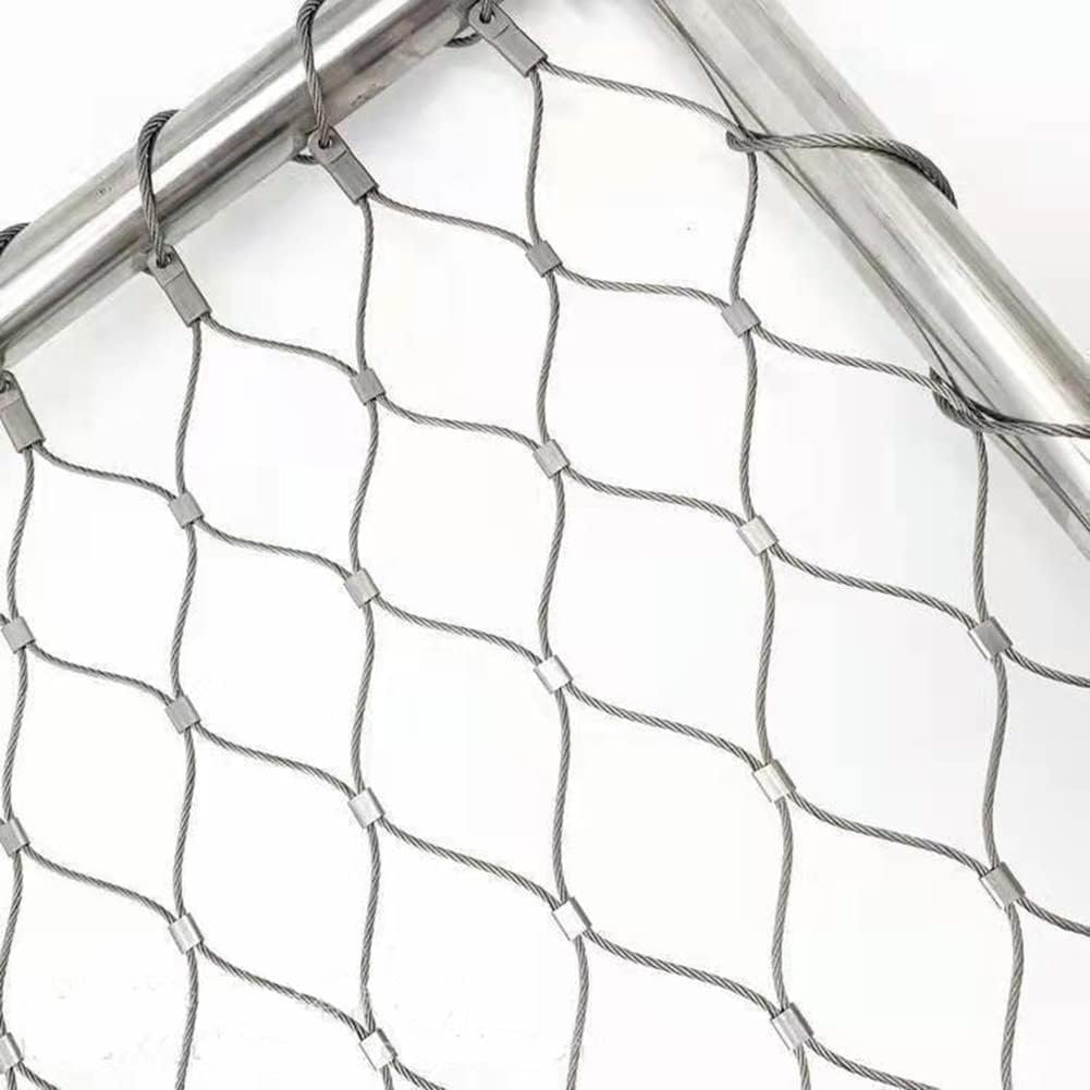 Ss 304 316 316l Wire Rope Cable Mesh Netting For Zoo Fence Bird Fence