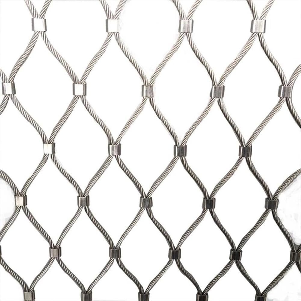 Ss 304 316 316l Wire Rope Cable Mesh Netting For Zoo Fence Bird Fence