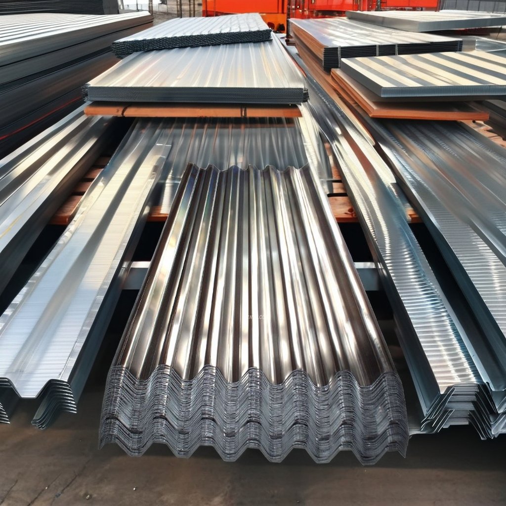 GI zinc corrugated sheet 4x8 Zinc Coated GI Corrugated Sheet Galvanized Corrugated Steel Roofing for Building