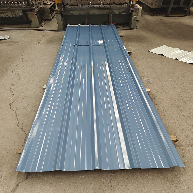 Ppgi Galvanized Coated Steel Plate Zinc Coating Metal Roofing Sheet Corrugated Steel Sheets RAL9001 color roofing sheet
